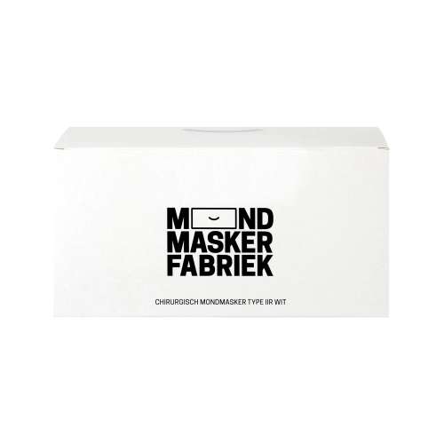 Mondmaskerfabriek Masques Type IIR avec élastiques blanc 50 pcs - 1