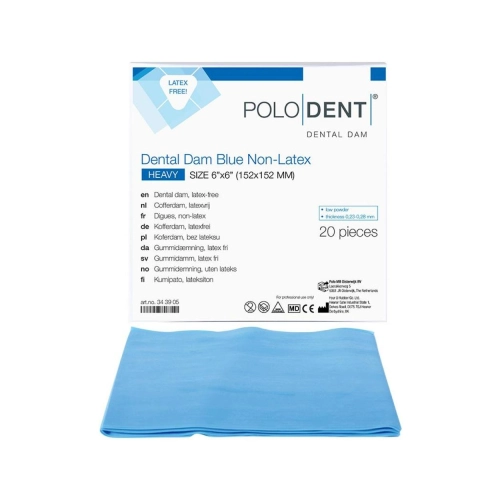 PoloDent Dental Dam Heavy bleu 6