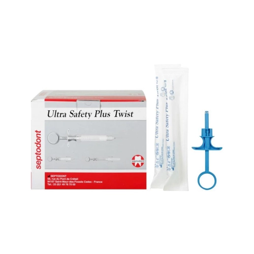 Septodont Ultra Safety Plus Twist 30G court 21x0,3 mm 100 pcs