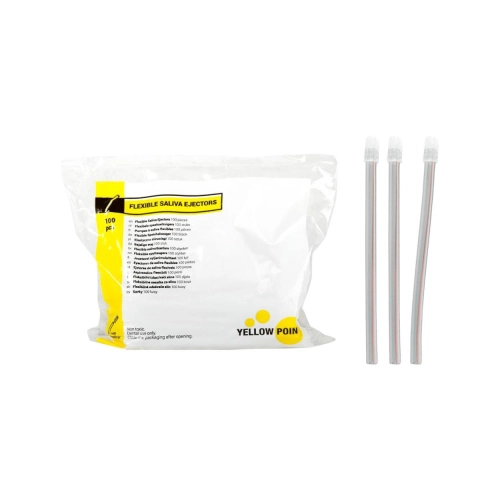 Y.P. Pompes à salive transp. 100 pcs