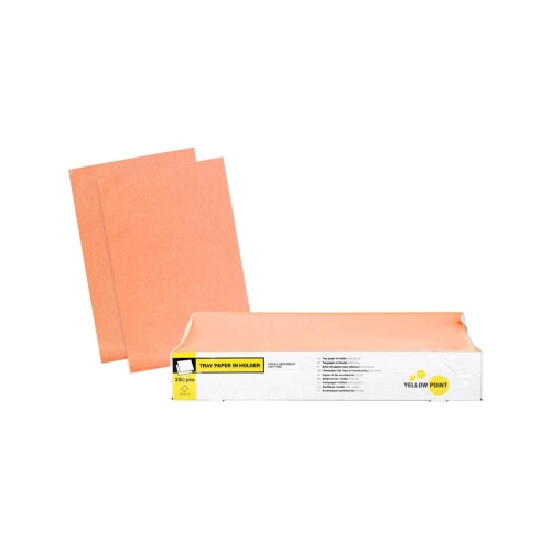 Yellow Point Boîte de papiers pour plateaux 18x28 cm orange