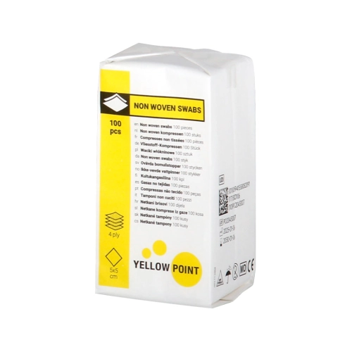 Yellow Point Compresses non tissées 5x5 cm 100 pcs - 0
