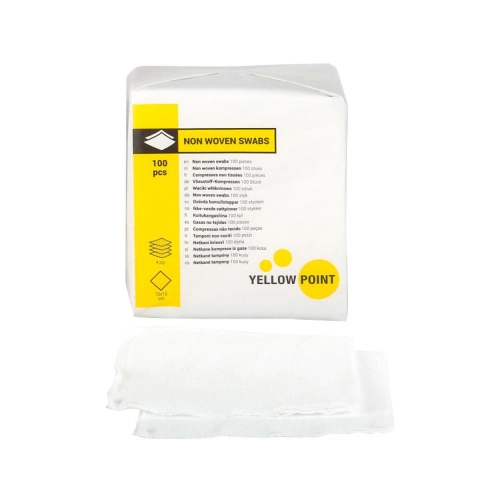 Yellow Point Compresses non tissées 10x10 cm 100 pcs